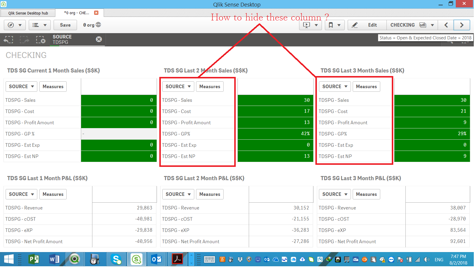 how to hide table column.dib